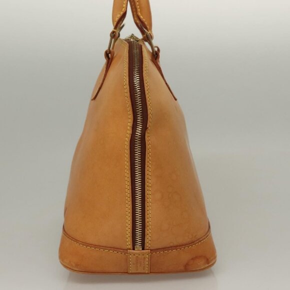LOUIS VUITTON Nomad leather Alma Hand Bag Beige M85000 LV Auth 132230 - Picture 4 of 16